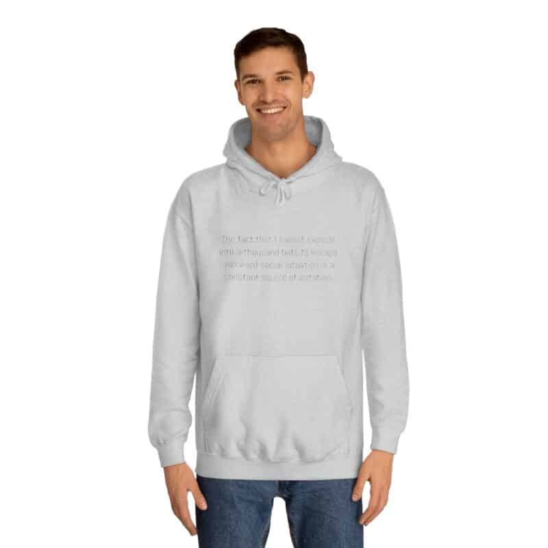 Funny Awkward Bat Meme Hoodie