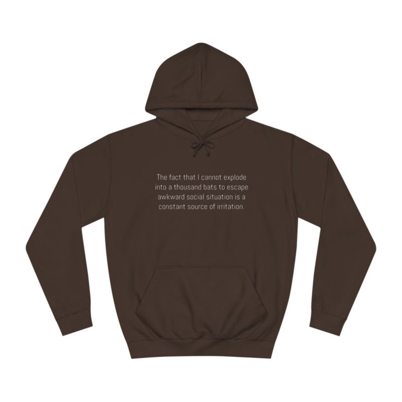 Funny Awkward Bat Meme Hoodie