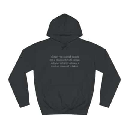 Funny Awkward Bat Meme Hoodie