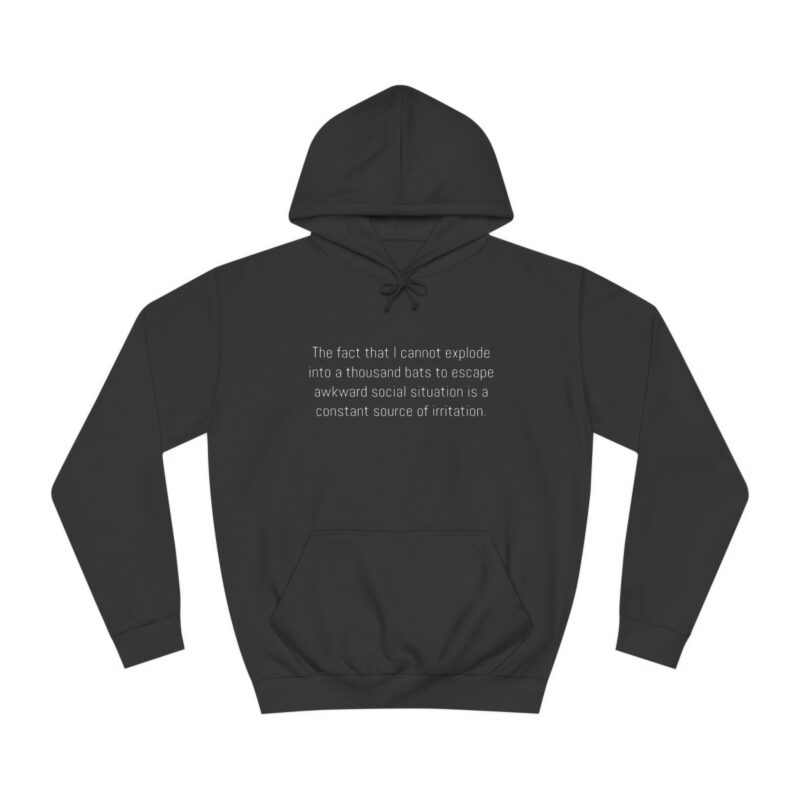 Funny Awkward Bat Meme Hoodie