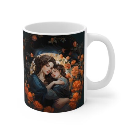 Art Deco Mother and Child Mug