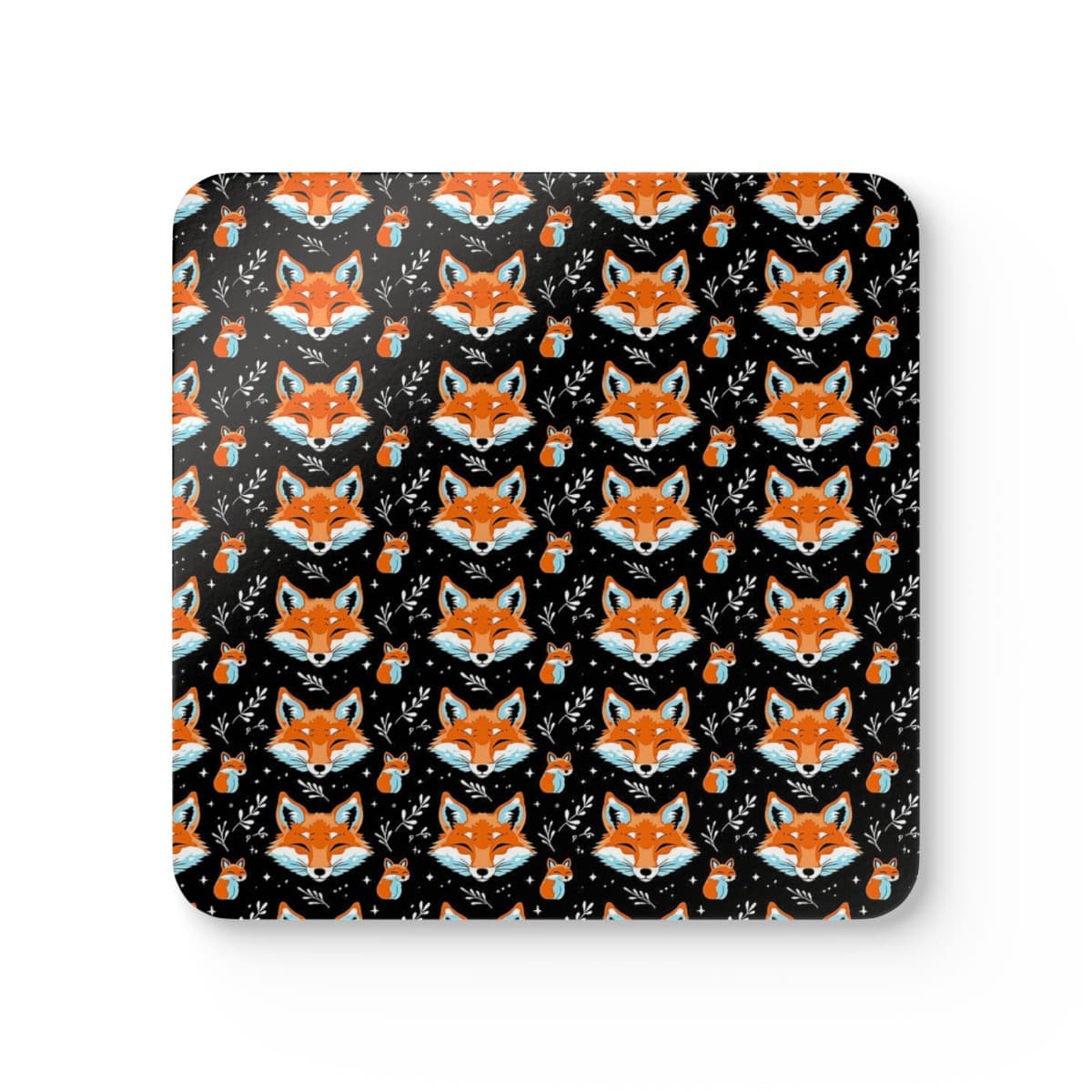 Cute Fox Coaster Set