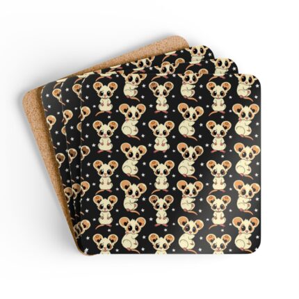 Cute Possum Coaster Set