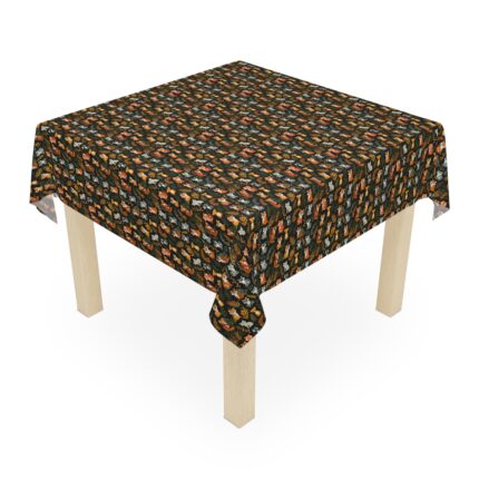 Cute Wild Garden Animals Tablecloth