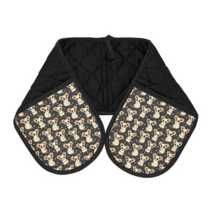 Cute Vintage Cartoon Possum Oven Mitts