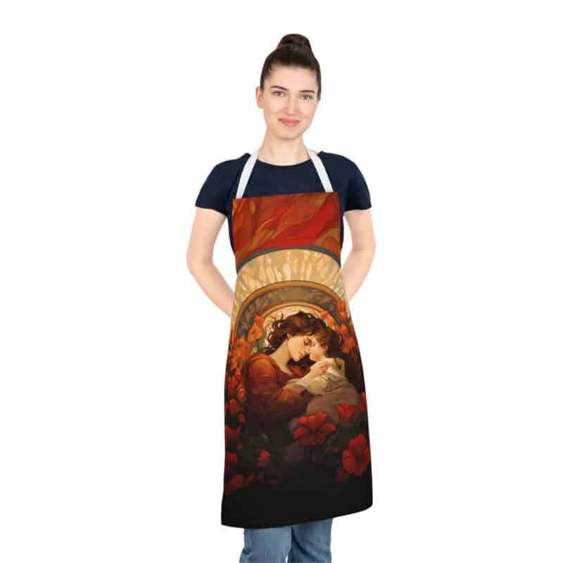 Art Deco Mother and Child Apron