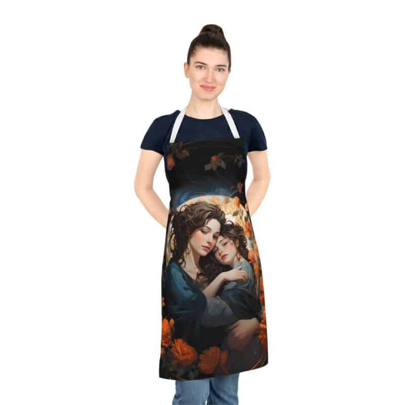 Art Deco Mother and Child Apron