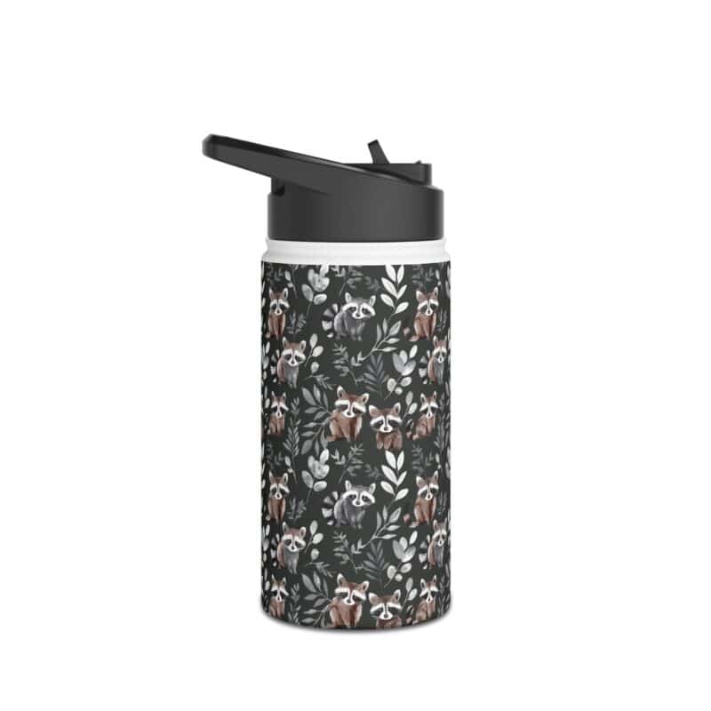 Cute Raccoon Stainless Steel Water Bottle