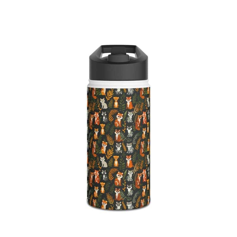 Adorable Wild Garden Animals Stainless Steel Water Bottle