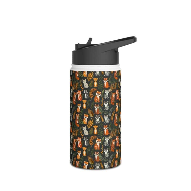 Adorable Wild Garden Animals Stainless Steel Water Bottle