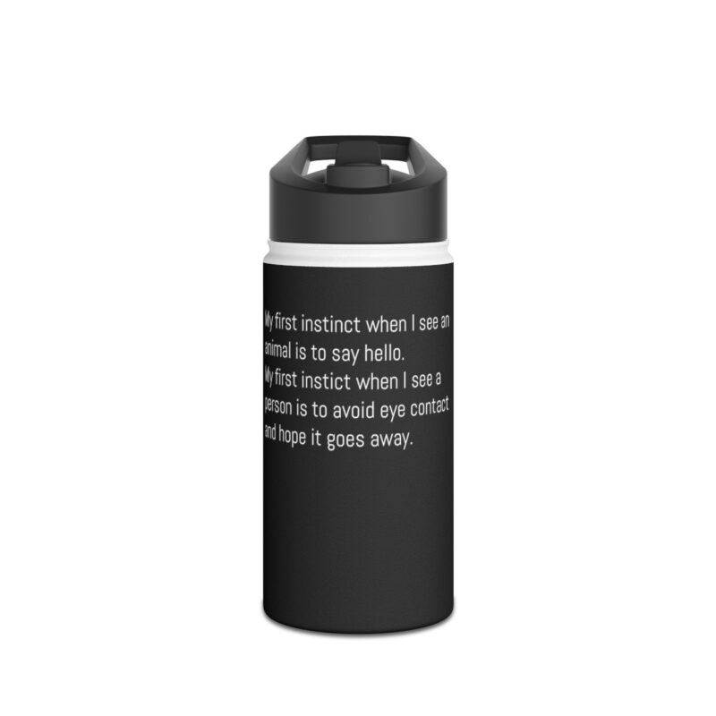 Funny Animal Lover Stainless Steel Water Bottle