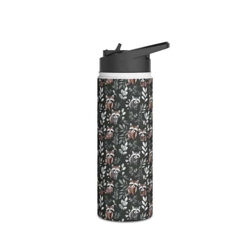 Cute Raccoon Stainless Steel Water Bottle