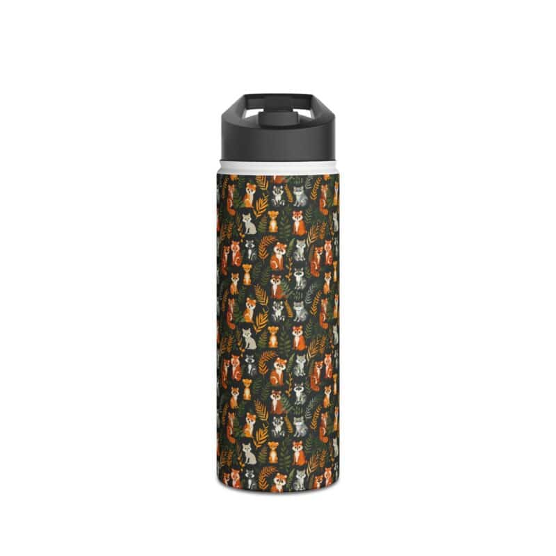 Adorable Wild Garden Animals Stainless Steel Water Bottle