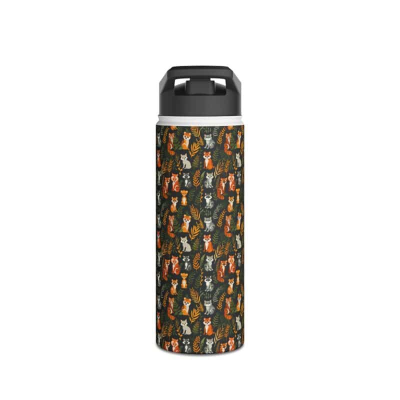 Adorable Wild Garden Animals Stainless Steel Water Bottle