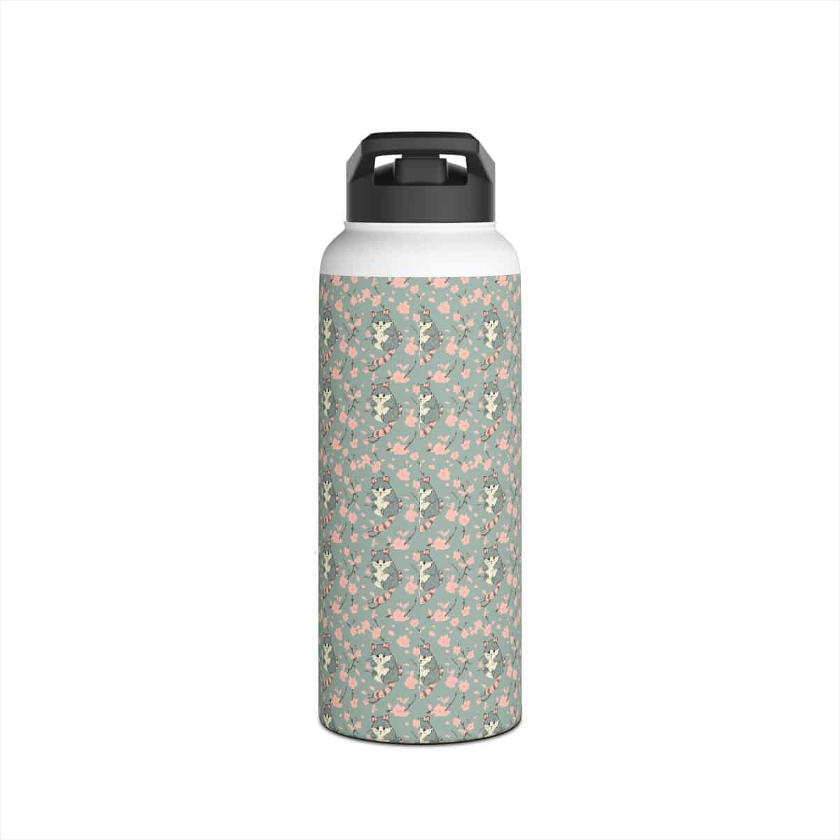 Vintage Possum Print Stainless Steel Water Bottle