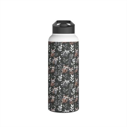 Cute Raccoon Stainless Steel Water Bottle