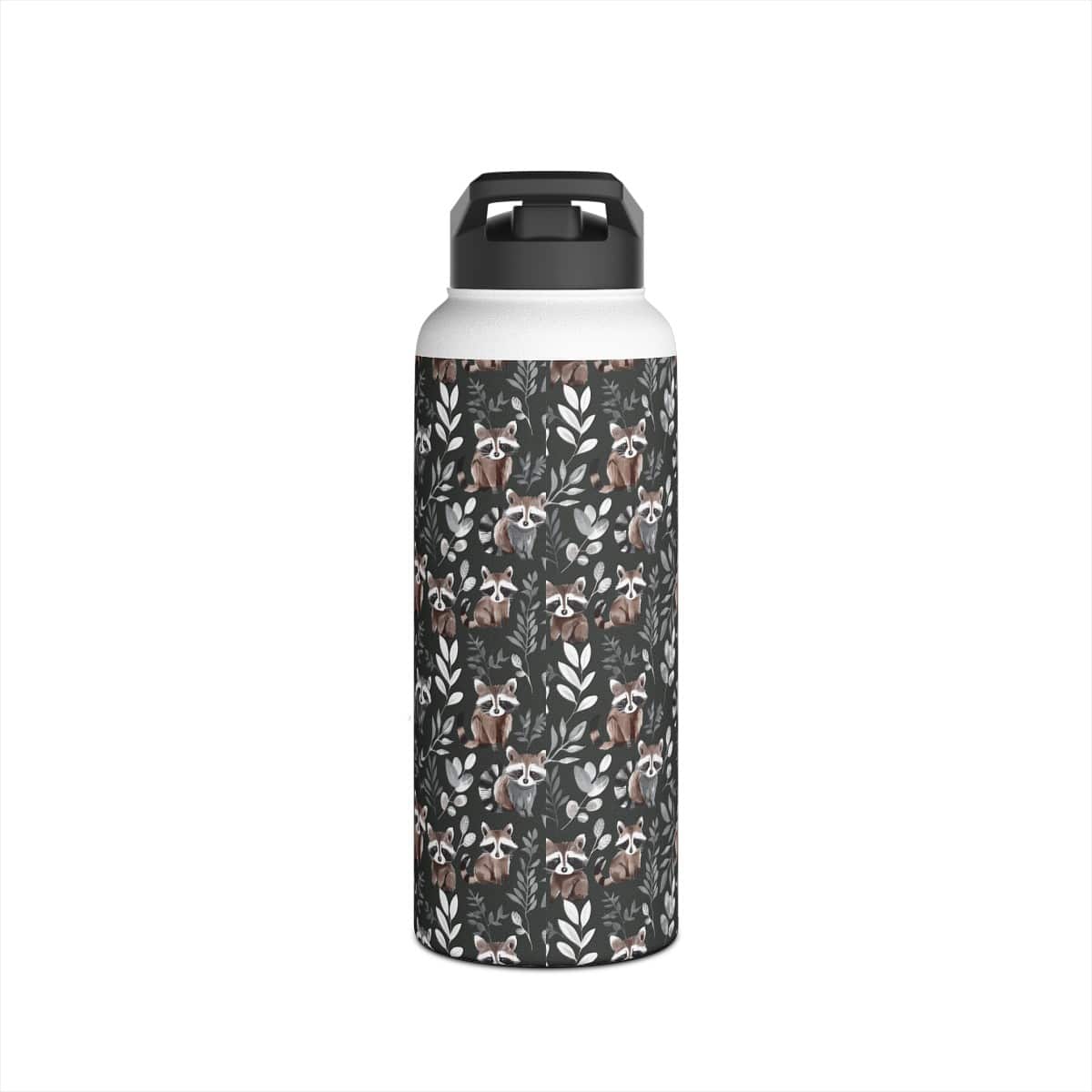 Cute Raccoon Stainless Steel Water Bottle