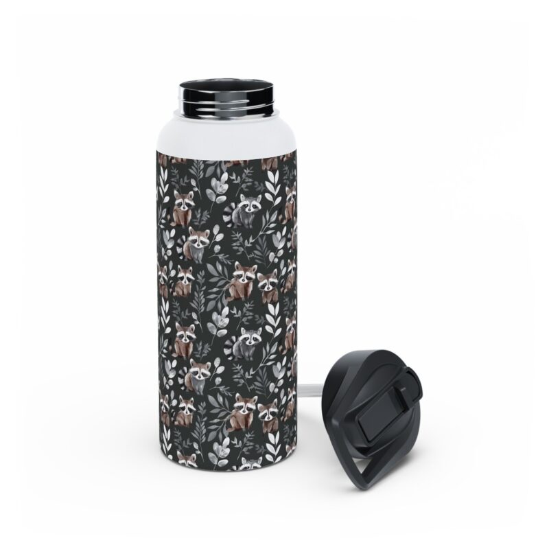 Cute Raccoon Stainless Steel Water Bottle