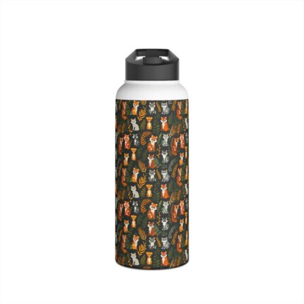 Adorable Wild Garden Animals Stainless Steel Water Bottle