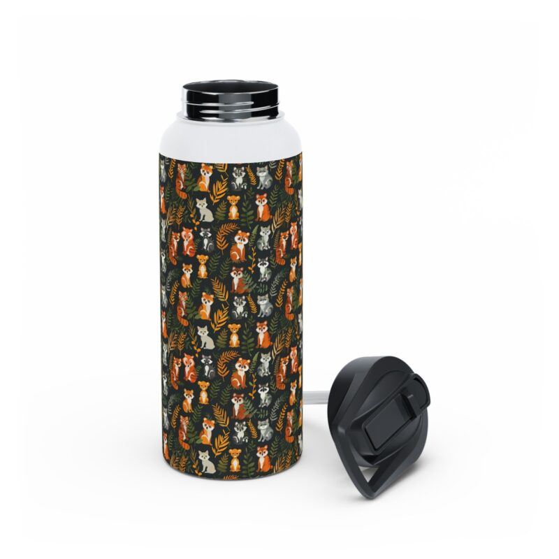 Adorable Wild Garden Animals Stainless Steel Water Bottle