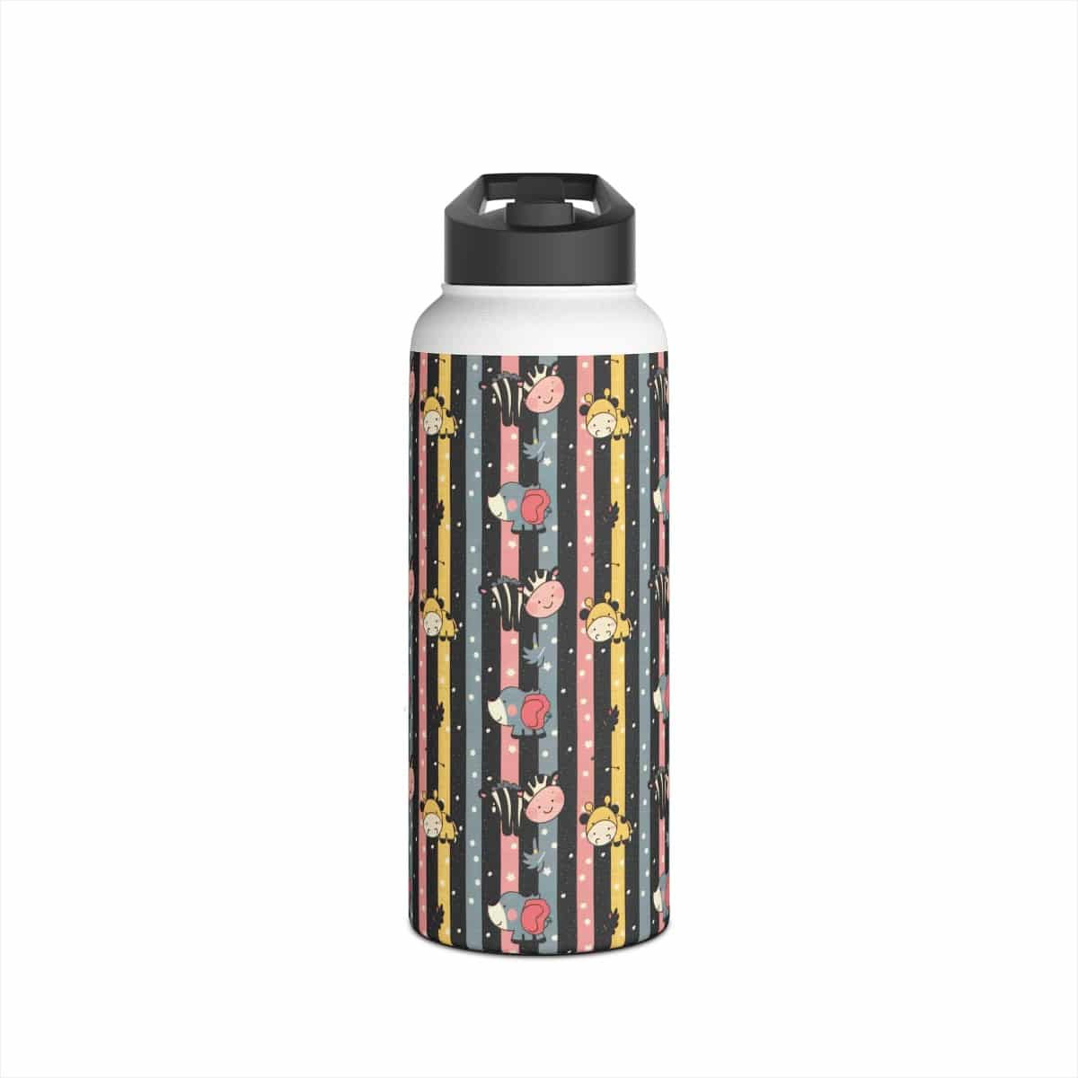 Adorable Safari Animals Stainless Steel Water Bottle