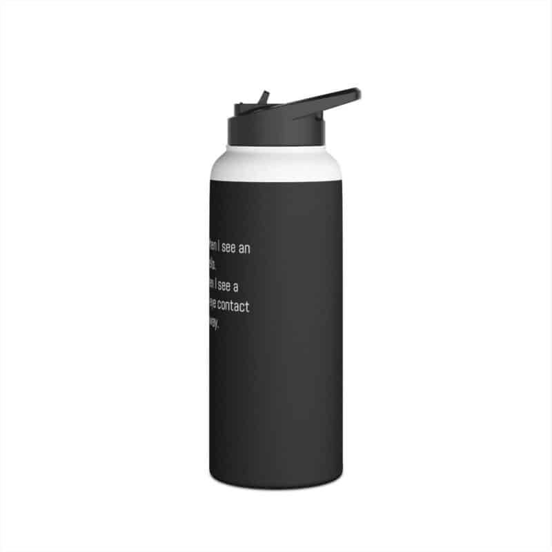 Funny Animal Lover Stainless Steel Water Bottle