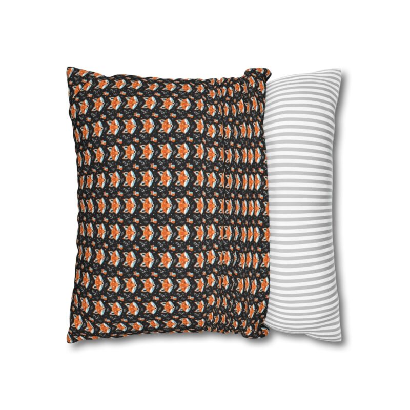 Cute Foxes Square Double-Sided Cushion Cover