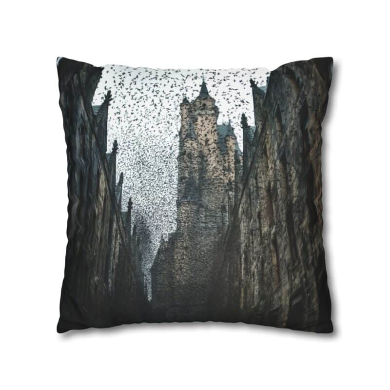 Funny Awkward Bat Meme Double-Sided Cushion Cover