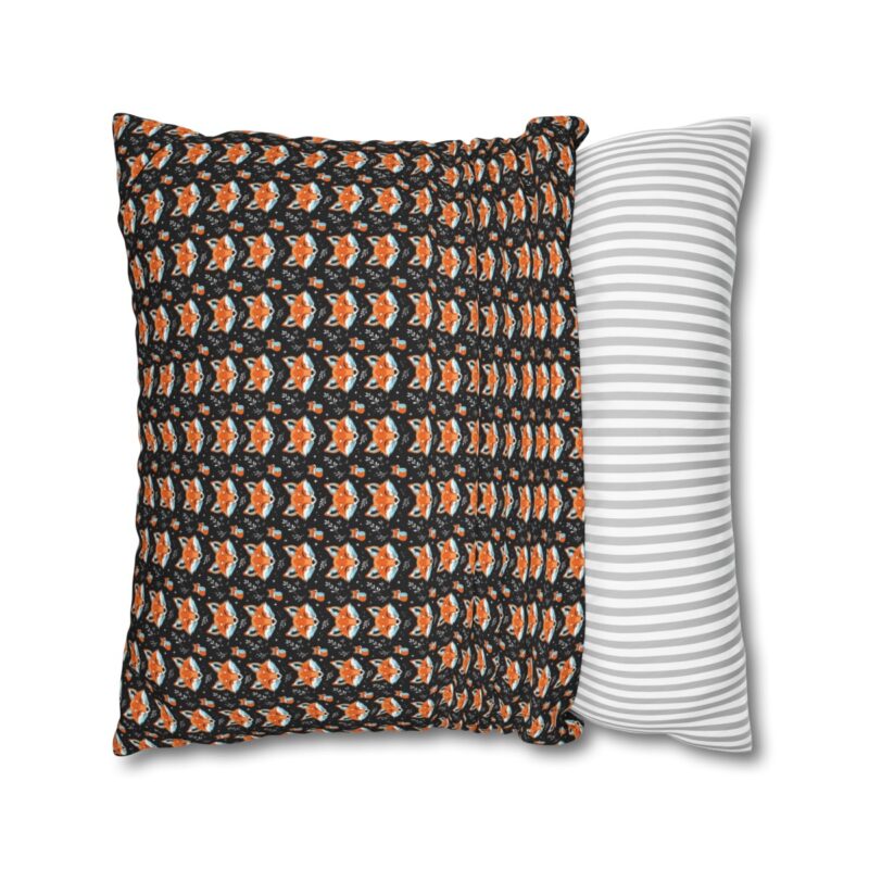 Cute Foxes Square Double-Sided Cushion Cover