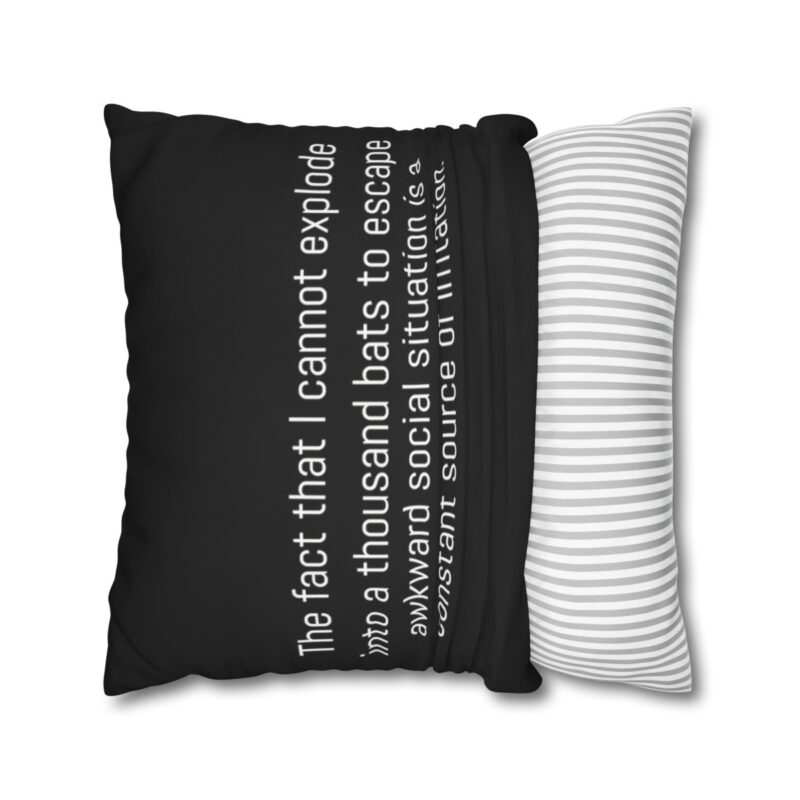 Funny Awkward Bat Meme Double-Sided Cushion Cover