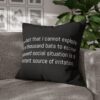 Funny Awkward Bat Meme Double-Sided Cushion Cover