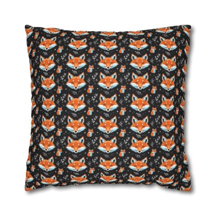 Cute Foxes Square Double-Sided Cushion Cover