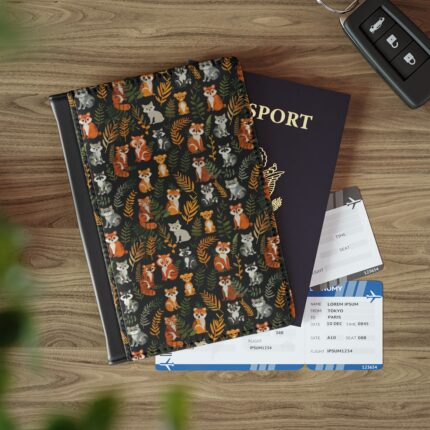 Cute Wild Garden Animals Passport Cover