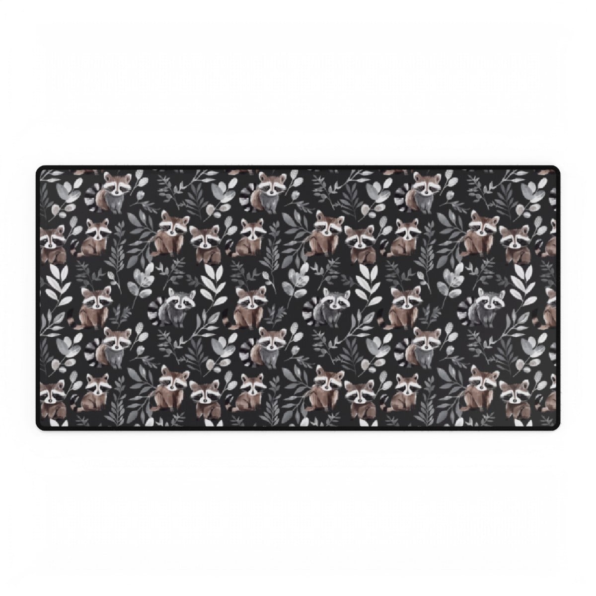 Adorable Raccoon Mouse Pad Desk Mat