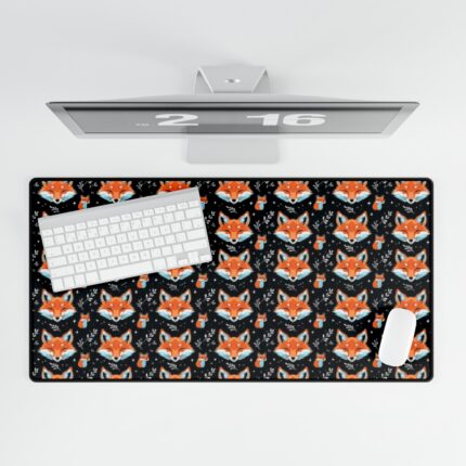 Cute Fox Mouse Pad Desk Mat