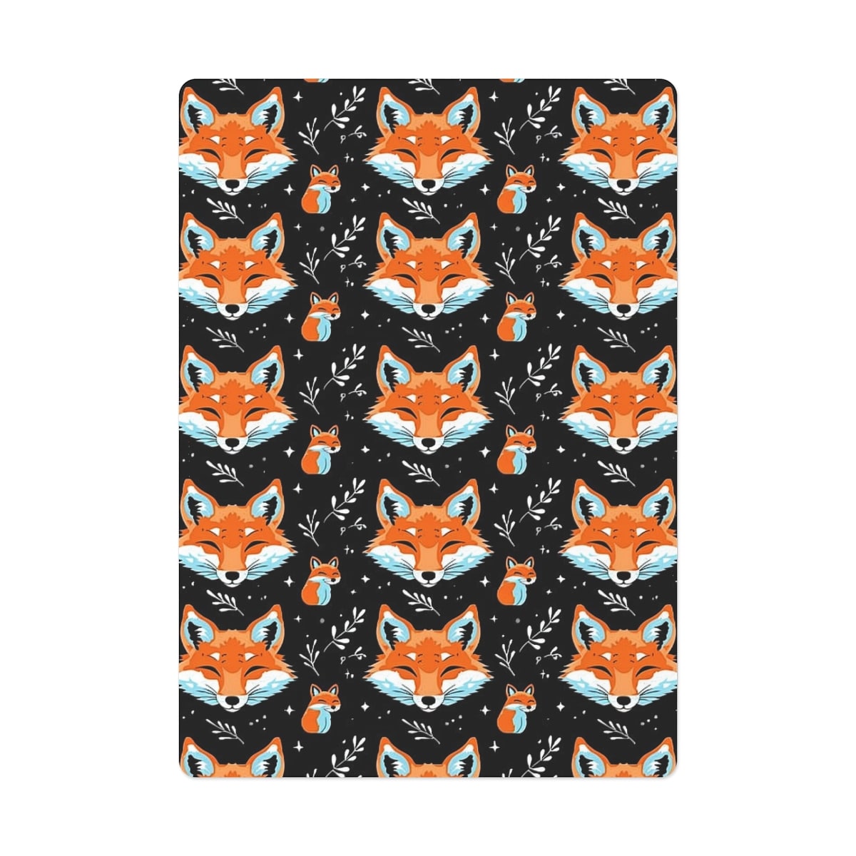 Foxes Playing/Poker Cards